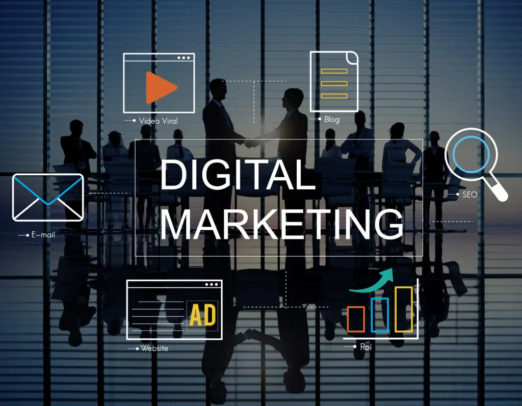Digital marketing for beginners diagram